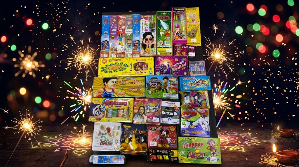 Crazy Kids Diwali Crackers Combo – 22 Items