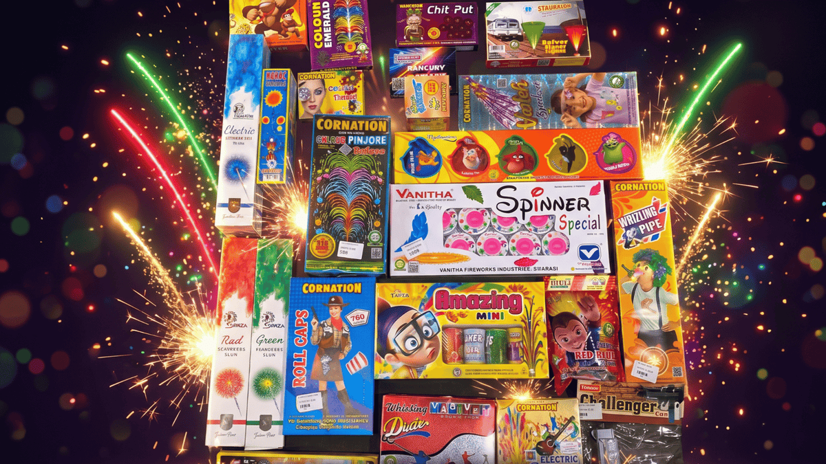 Complete Kids Diwali Crackers Gift Box – 23 Items